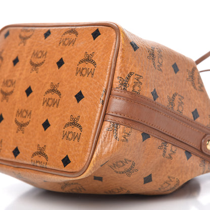 MCM Visetos Essential Drawstring Bucket Bag Cognac 7 of 10