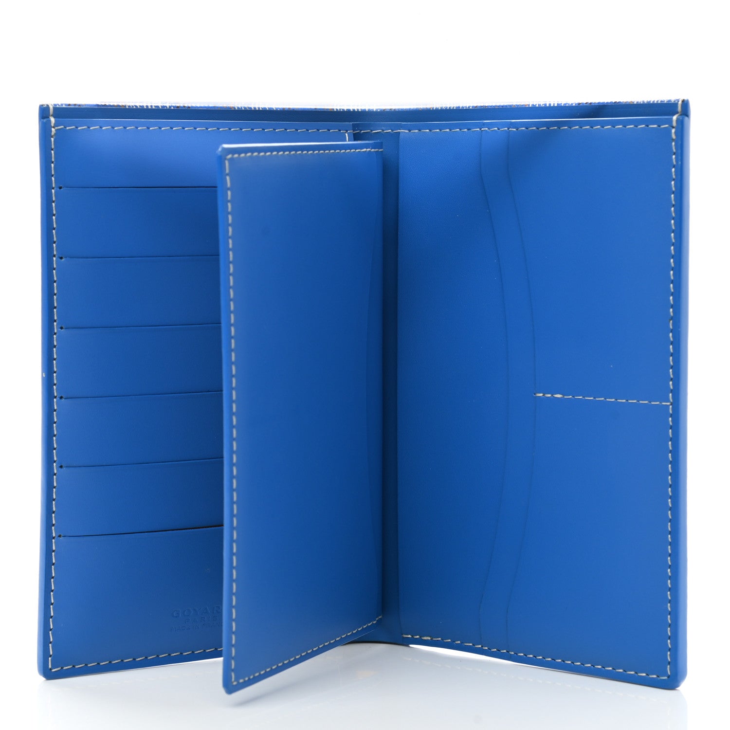 Goyard Goyardine Card Case Sky Blue 5 of 7
