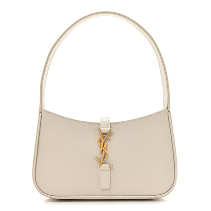 Saint Laurent Smooth Calfskin Le 5 A 7 Mini Hobo Crema Soft 1 of 10