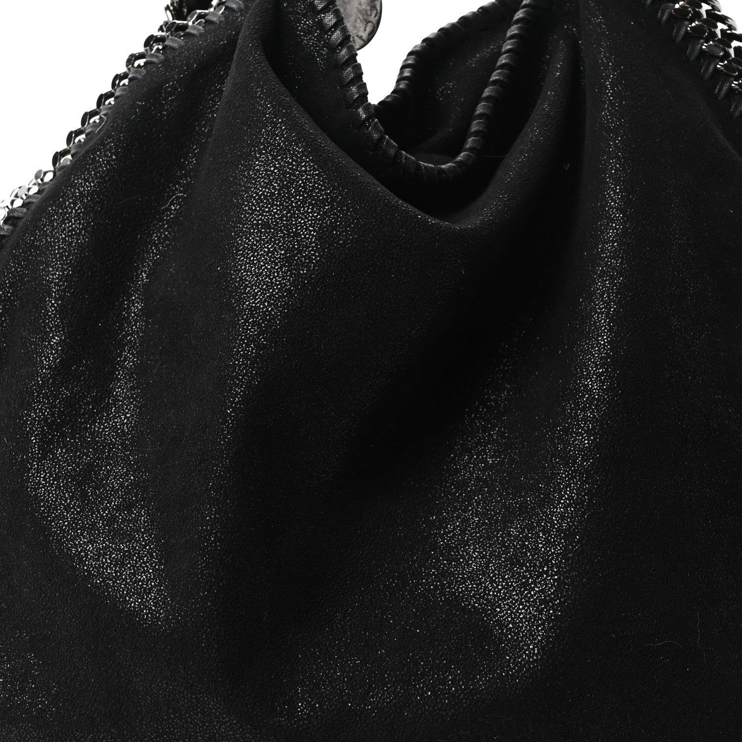 Stella McCartney Shaggy Deer Big Falabella Tote Black 8 of 10