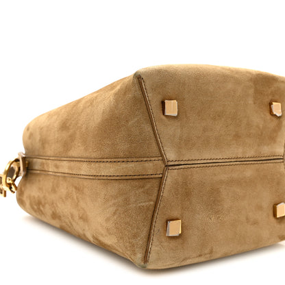 Saint Laurent Suede Le 37 Small Bucket Bag Golden Leaf 8 of 9