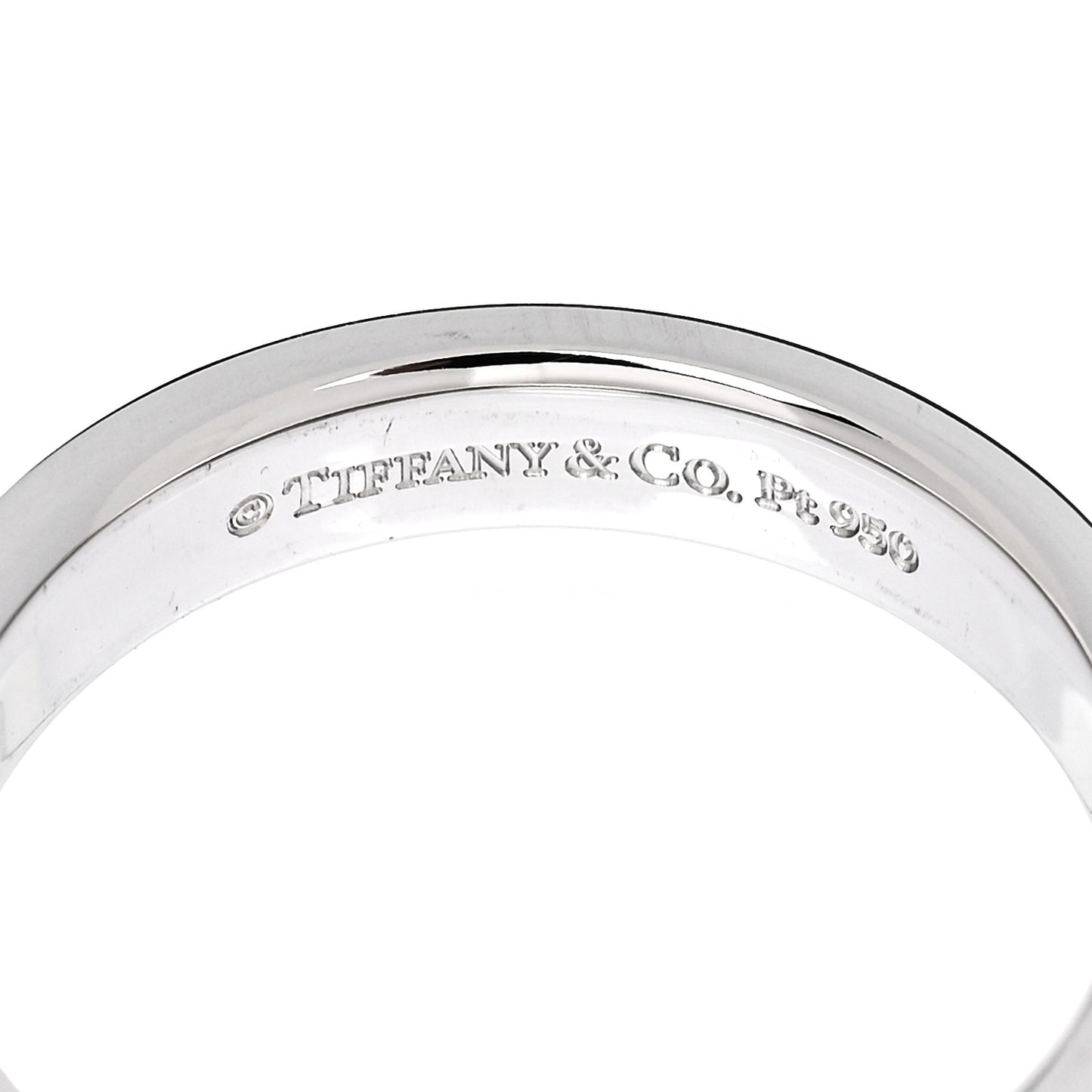Platinum 4mm Together Double Milgrain Band Ring 53 6.5