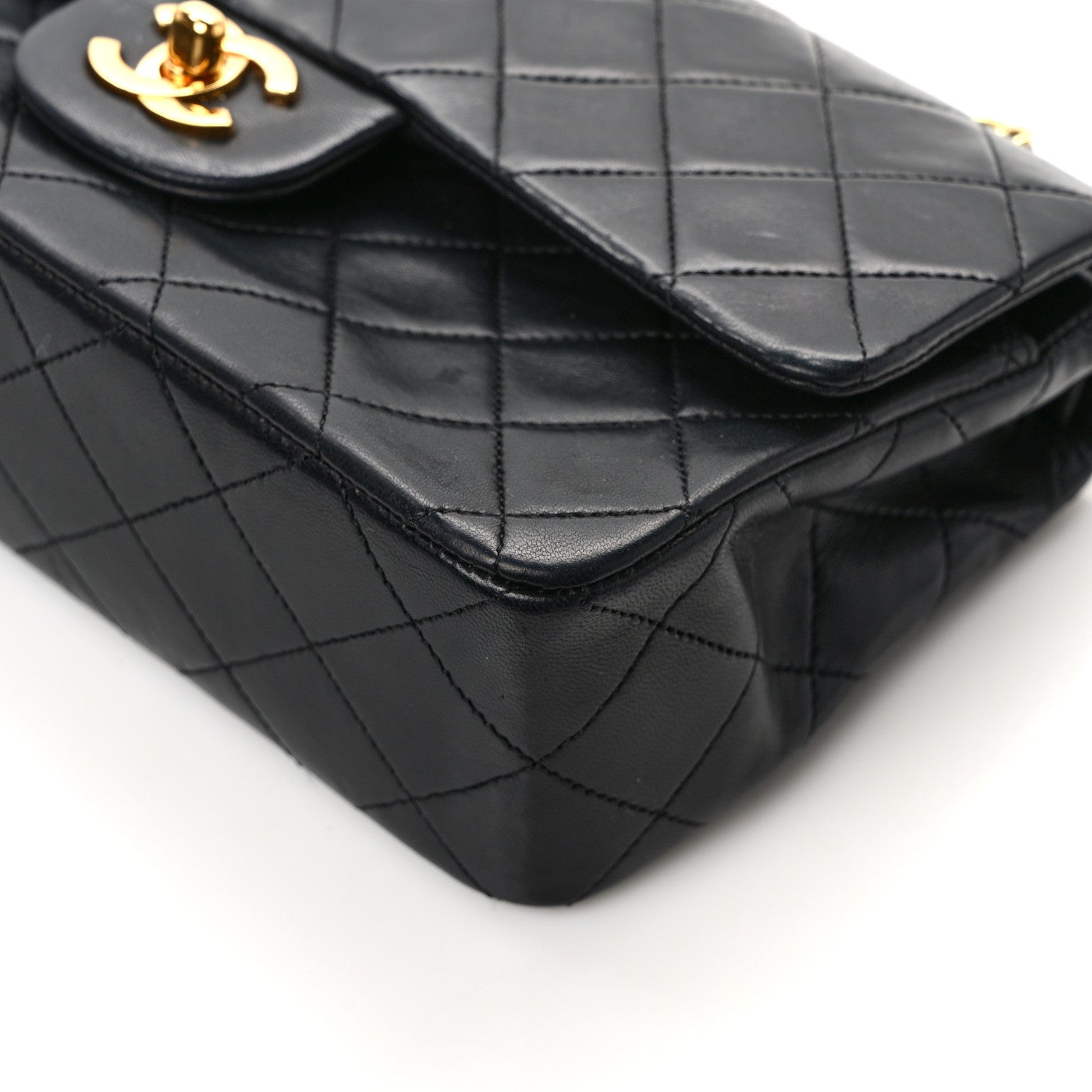 Chanel Lambskin Quilted Small Double Flap Black 13 of 18