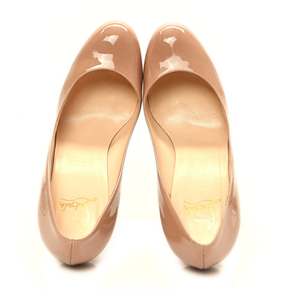 Christian Louboutin Patent New Simple 120 Pumps 37.5 Nude 7 of 9