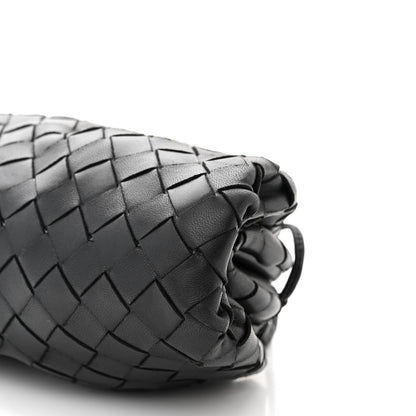 Bottega Veneta BOTTEGA VENETA Nappa Intrecciato The Mini Pouch Black 9 of 9