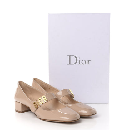 Christian Dior Patent Baby-D Ballet Pumps 38.5 Nude 12 of 12