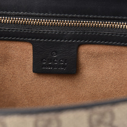 Gucci GG Supreme Monogram Calfskin Medium Padlock Shoulder Bag Beige Black Cuir 6 of 16