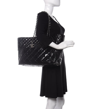 Chanel Vinyl Quilted Large In The Business Tote Black 2 of 10