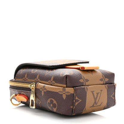 Louis Vuitton X NIGO Reverse Monogram Flat Double Phone Pouch 4 of 9