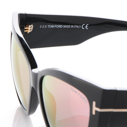 Tom Ford Acetate Anoushka Cat Eye Sunglasses TF371 Black 6 of 9