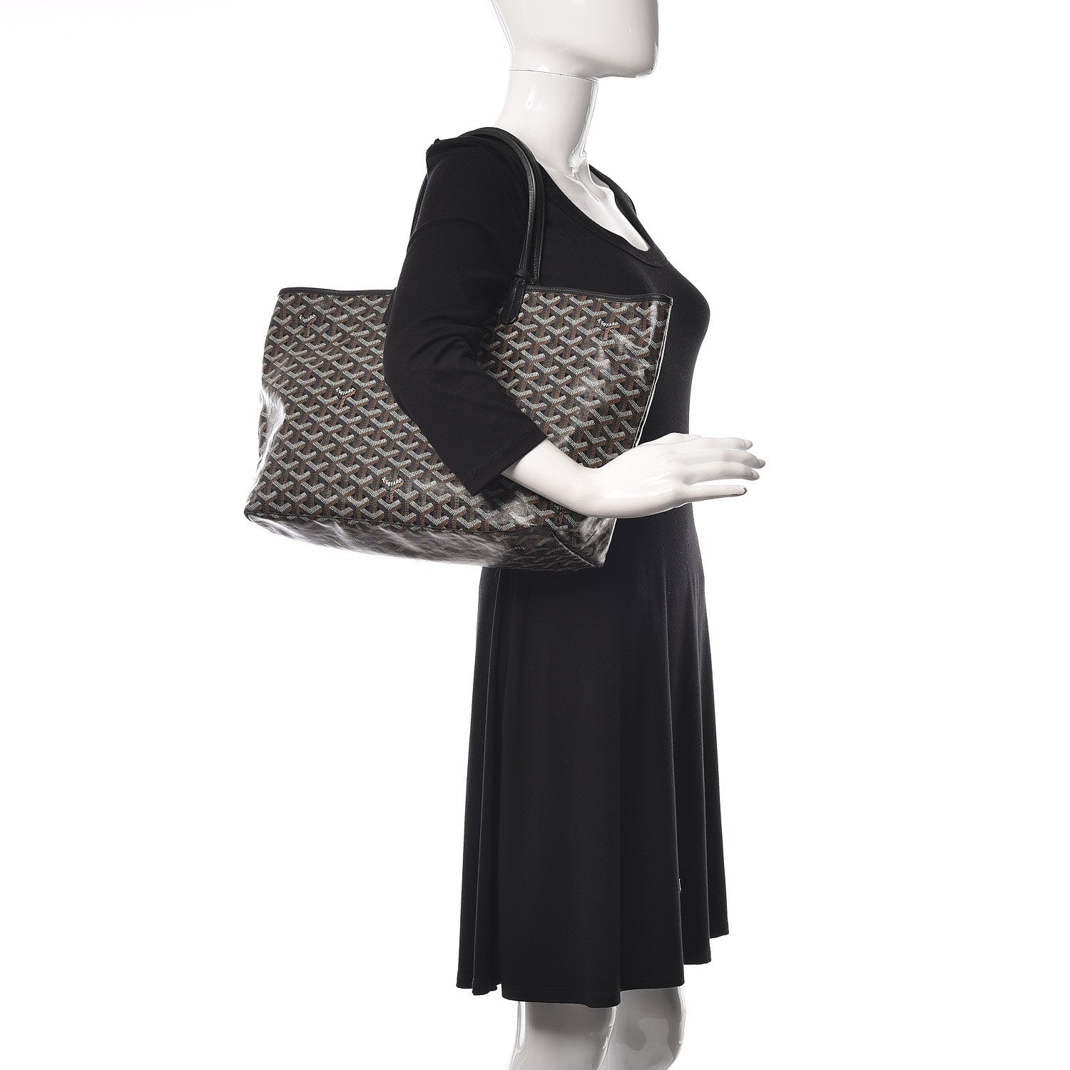 Goyard Goyardine Saint Louis PM Black 2 of 12