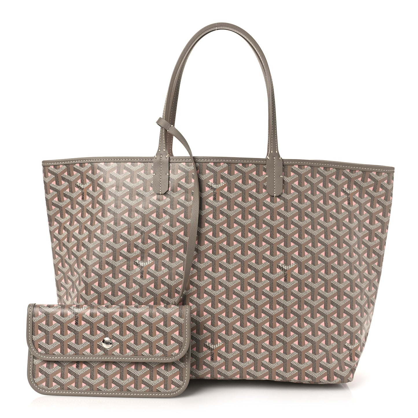 Goyardine Saint Louis Claire Voie PM Grege Powder Pink