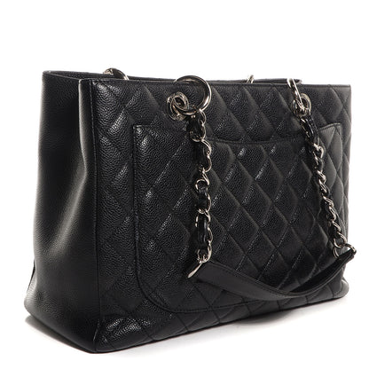 Chanel Caviar Grand Shopping Tote GST Black 3 of 7