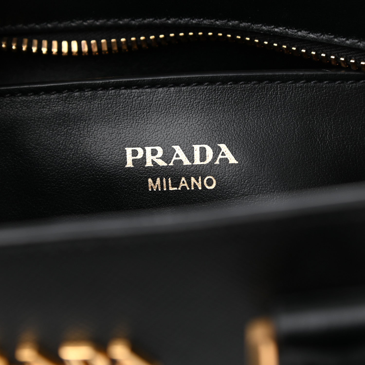 Prada Saffiano Soft Calfskin Small Zippered Tote Black 5 of 8