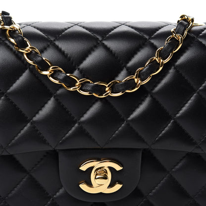 Chanel Lambskin Quilted Mini Square Flap Black 11 of 11