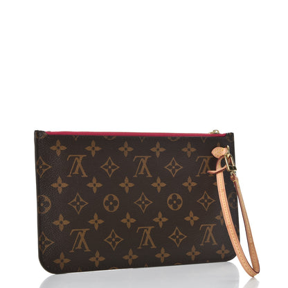 Louis Vuitton Monogram Neverfull MM GM Pochette Pivoine 3 of 8