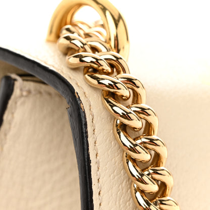 Gucci Grained Calfskin Bee Star Small Padlock Shoulder Bag White 12 of 12