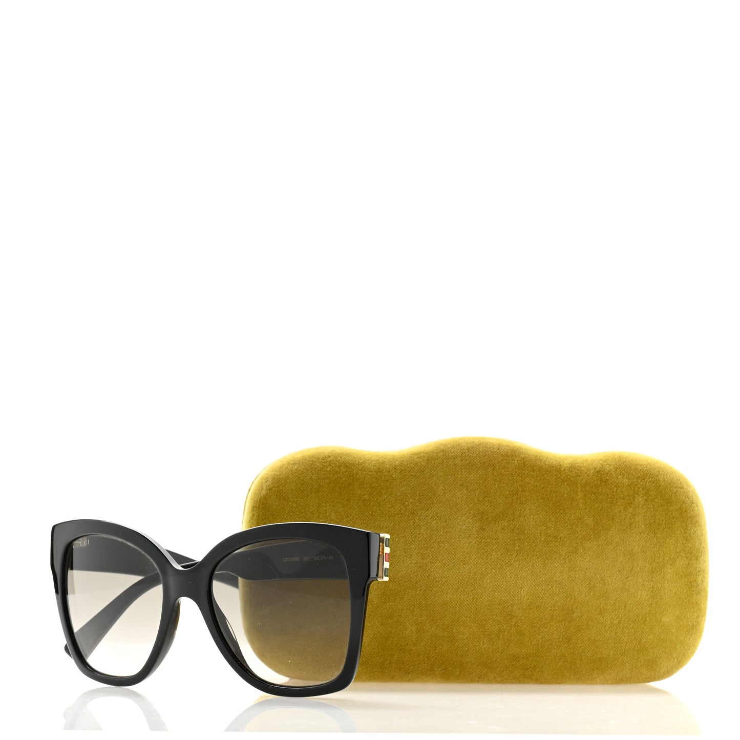 Acetate Square Frame Sunglasses GG0459S Black