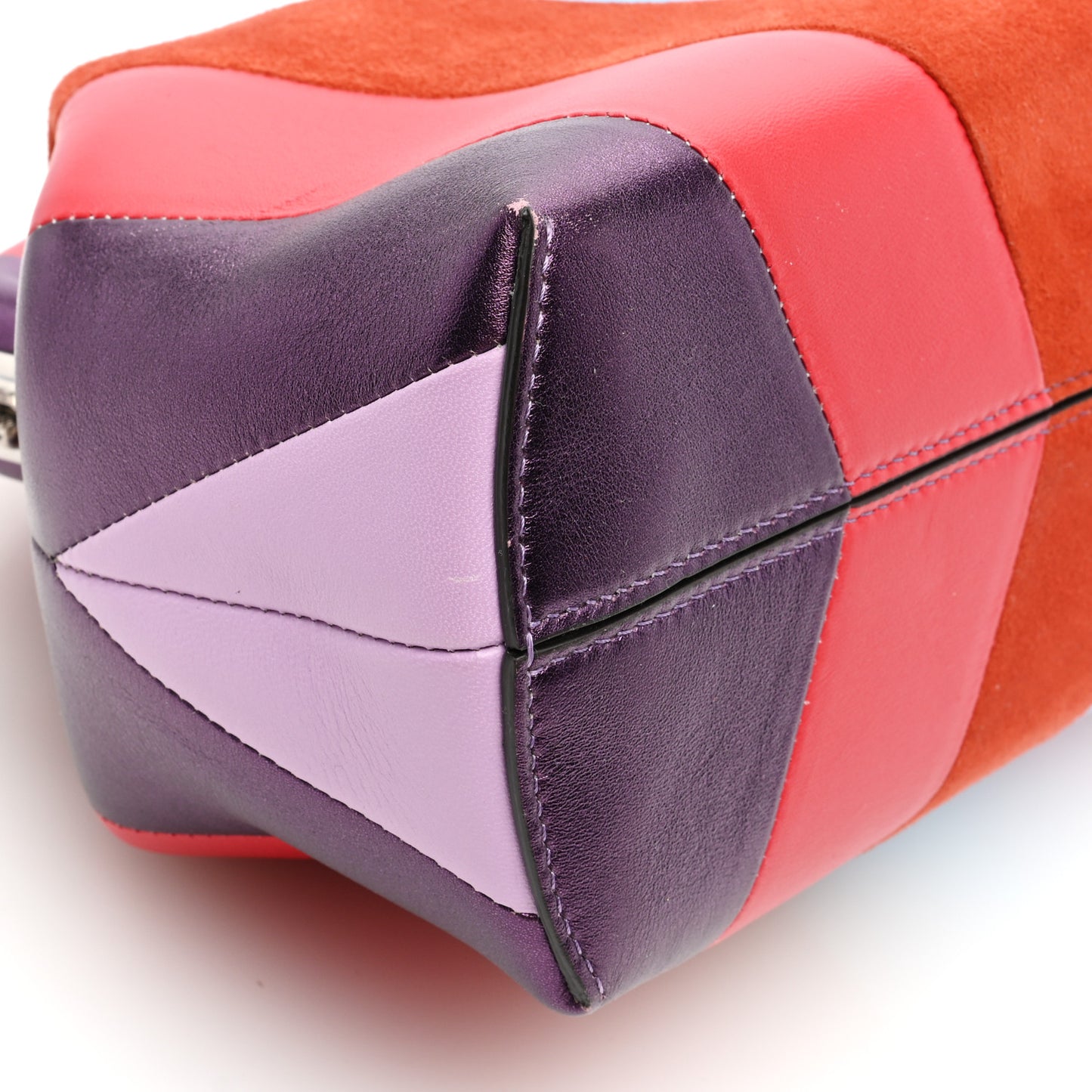 Shiny Nappa Medium Fendi First Multicolor