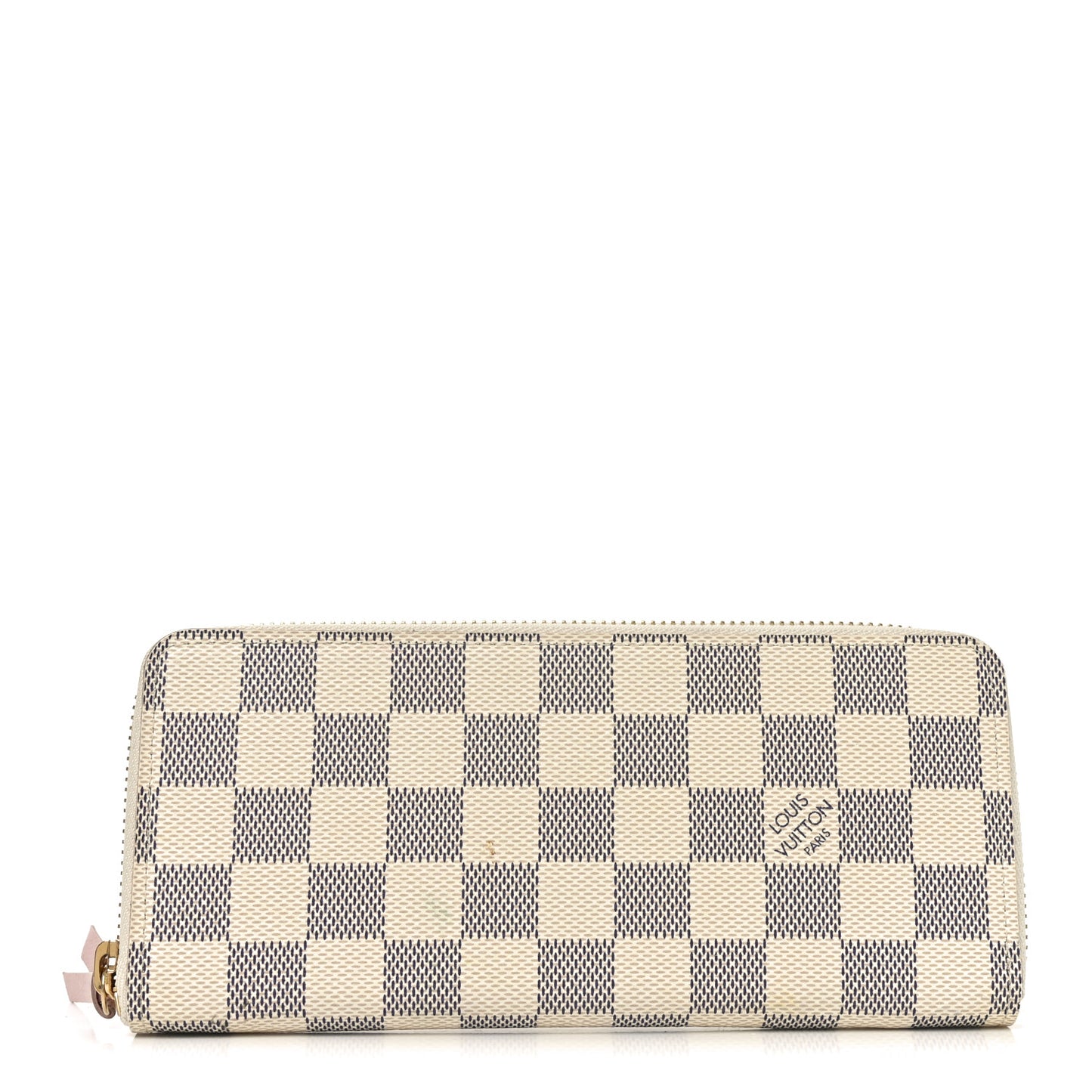 Damier Azur Clemence Wallet Rose Ballerine