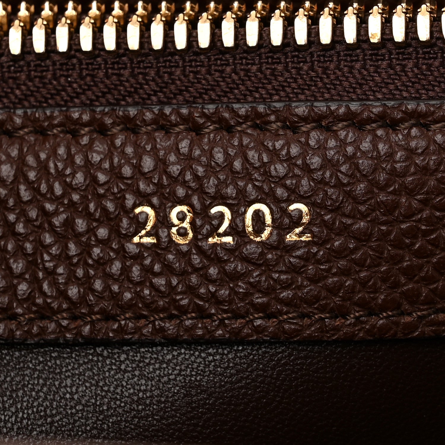 Celine Grained Calfskin Classique 16 Top Handle Bag Brown 8 of 11