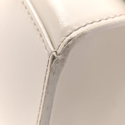 Balenciaga Shiny Box Calfskin Small Hourglass Top Handle Bag Chalky White 13 of 18
