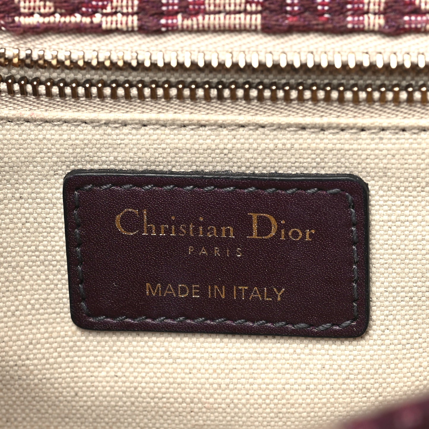Oblique Dioraddict Flap Bag Burgundy