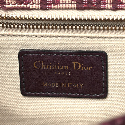 Christian Dior Oblique Dioraddict Flap Bag Burgundy 6 of 11