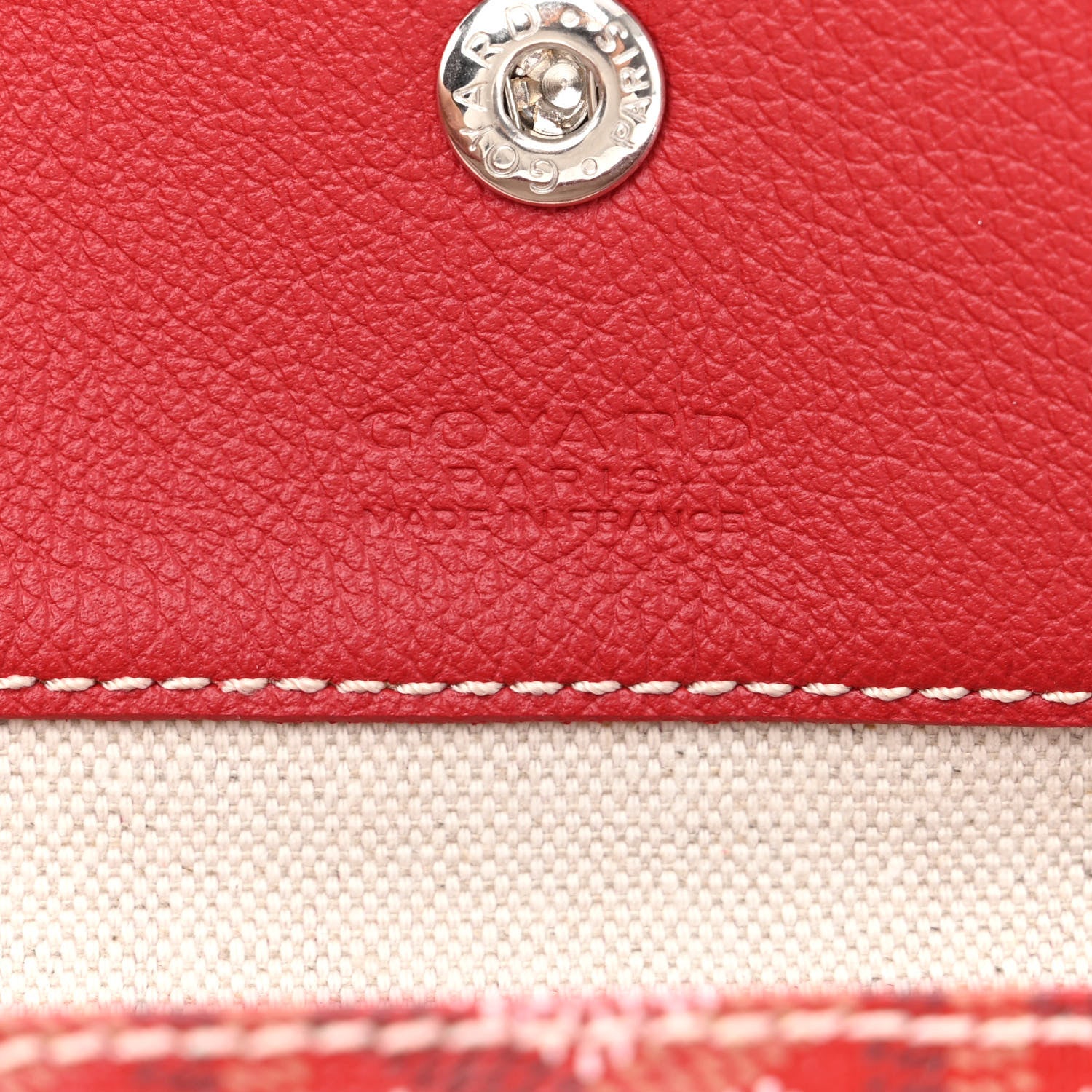 Goyard Goyardine Saint Louis GM Red 8 of 12