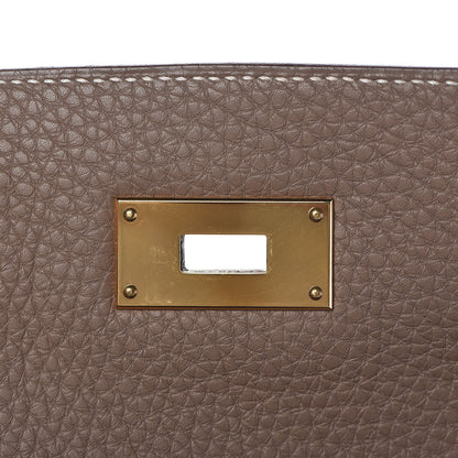 Hermes Togo Kelly Retourne 40 Etoupe 23 of 34
