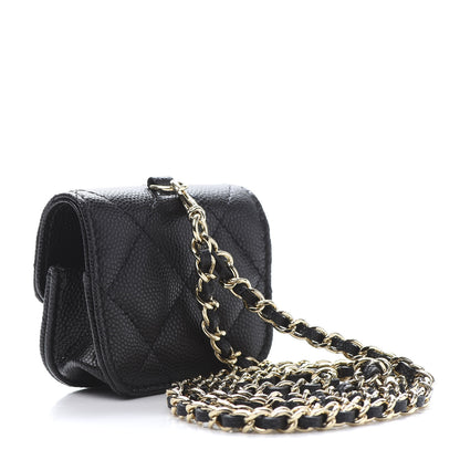 Chanel Caviar Quilted Airpods Pro Case Black 3 of 10