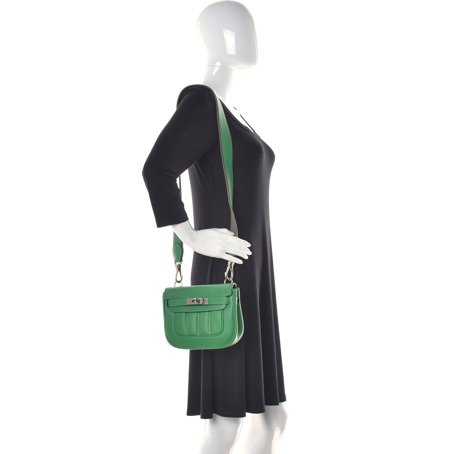 Hermes Veau Swift Mini Sac Berline Bamboo 2 of 9