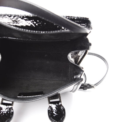 Alexander McQueen Patent Mini Heroine Black 4 of 11