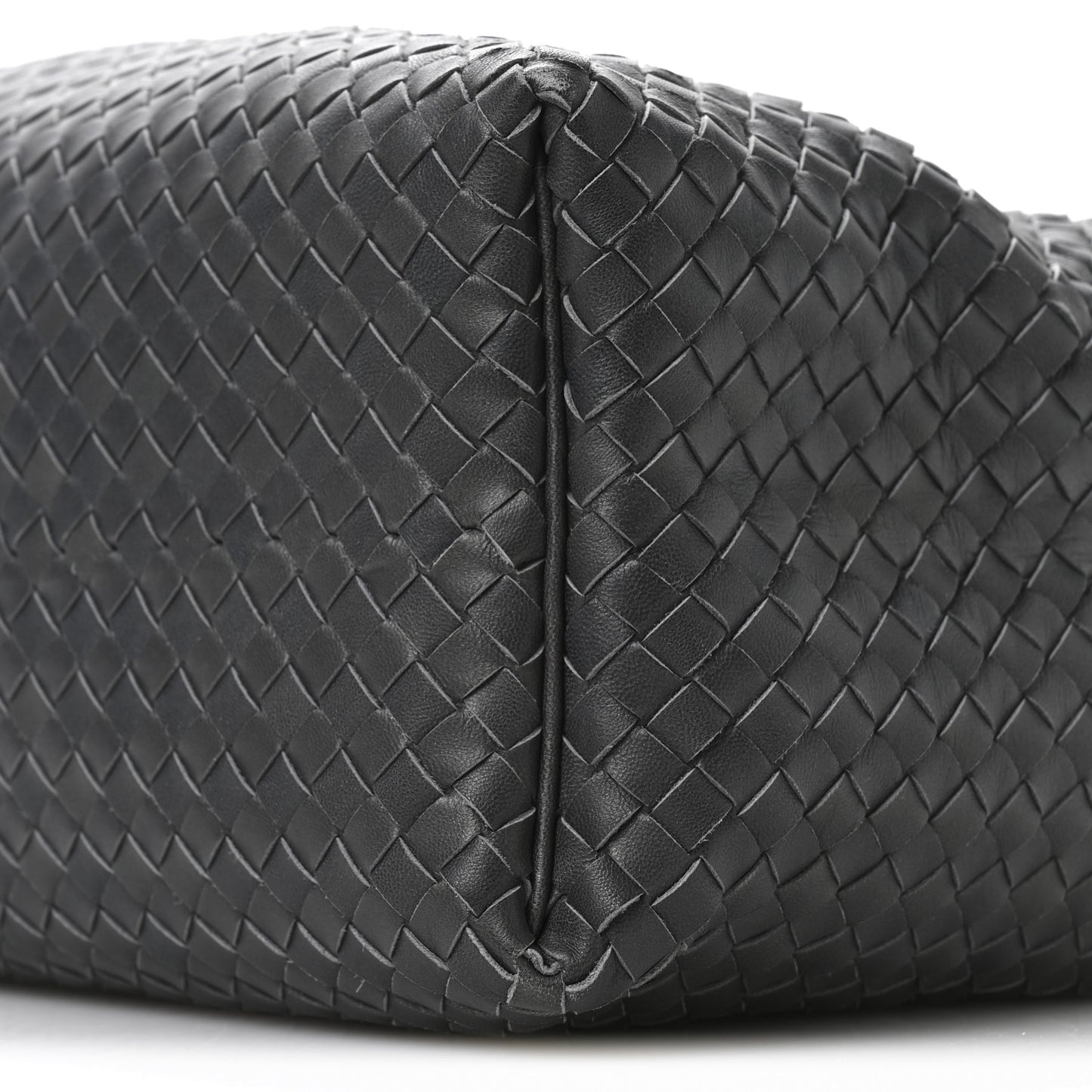 Nappa Intrecciato Sloane Hobo Ferro Gray
