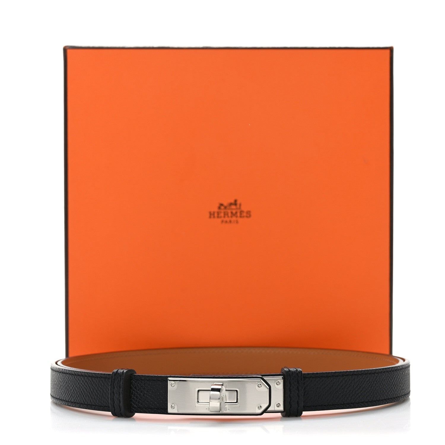 Hermes Epsom Kelly Belt Black 5 of 5