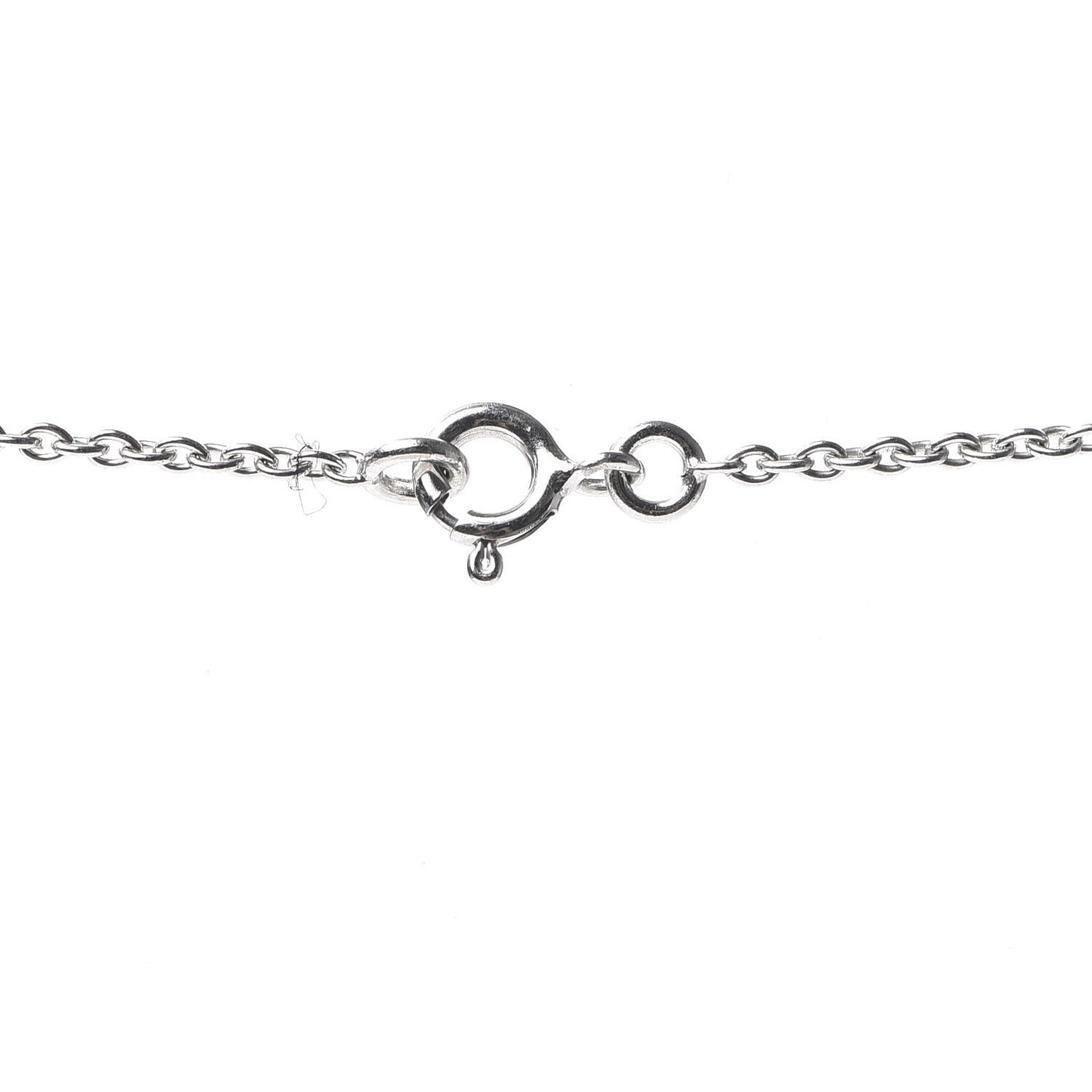 18K White Gold Diamond Constance Amulette Pendant Necklace