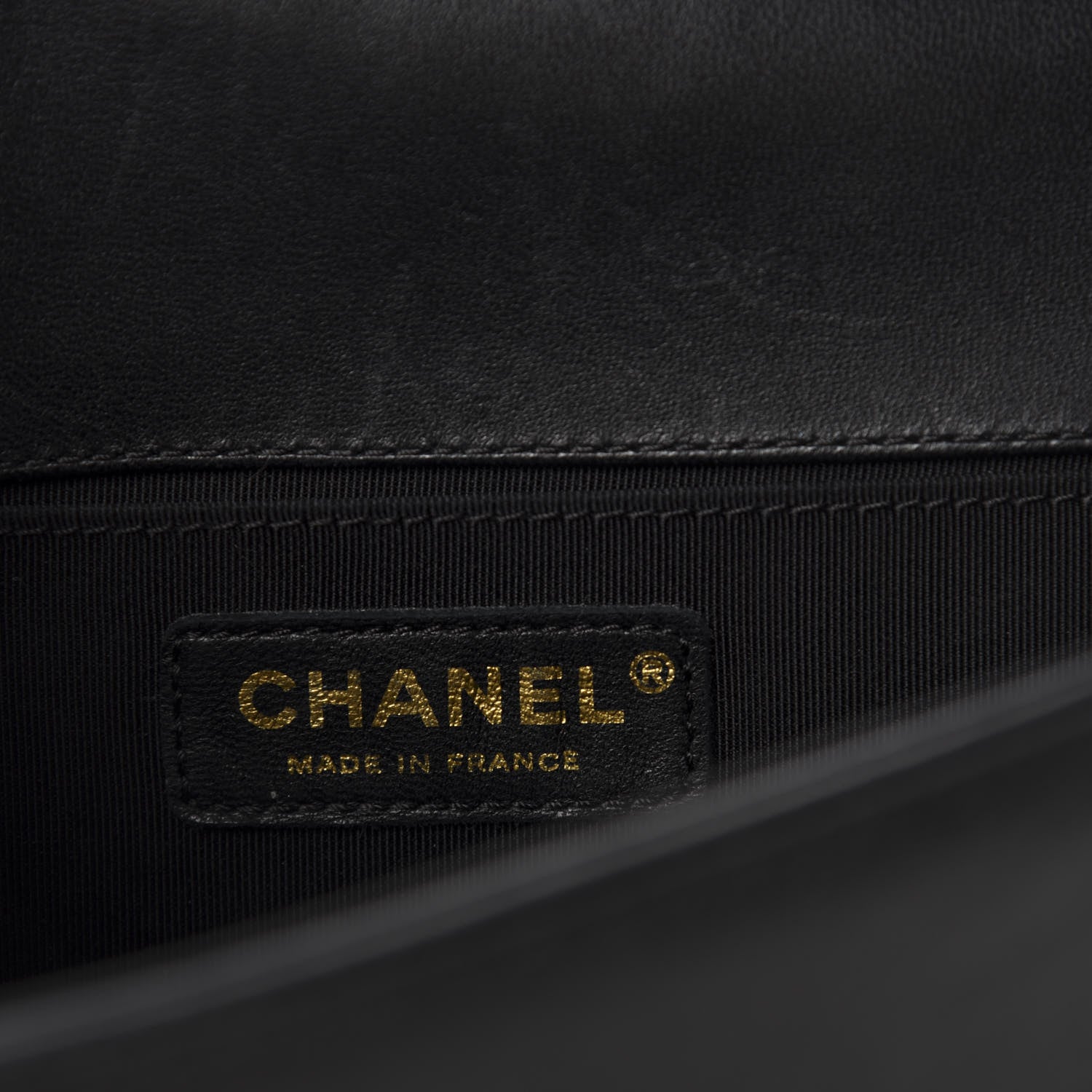 Chanel Lambskin Quilted Medium Boy Flap Black 8 of 11