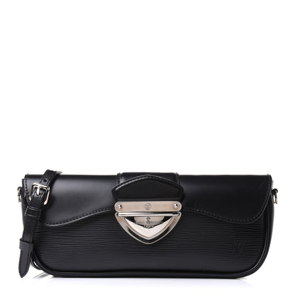 Louis Vuitton Epi Montaigne Clutch Black 1 of 12