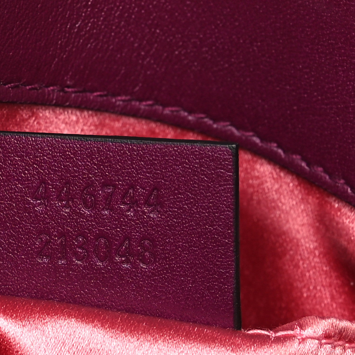 Gucci Velvet Matelasse Mini GG Marmont Shoulder Bag Fuchsia Violet Cyclamen 7 of 10