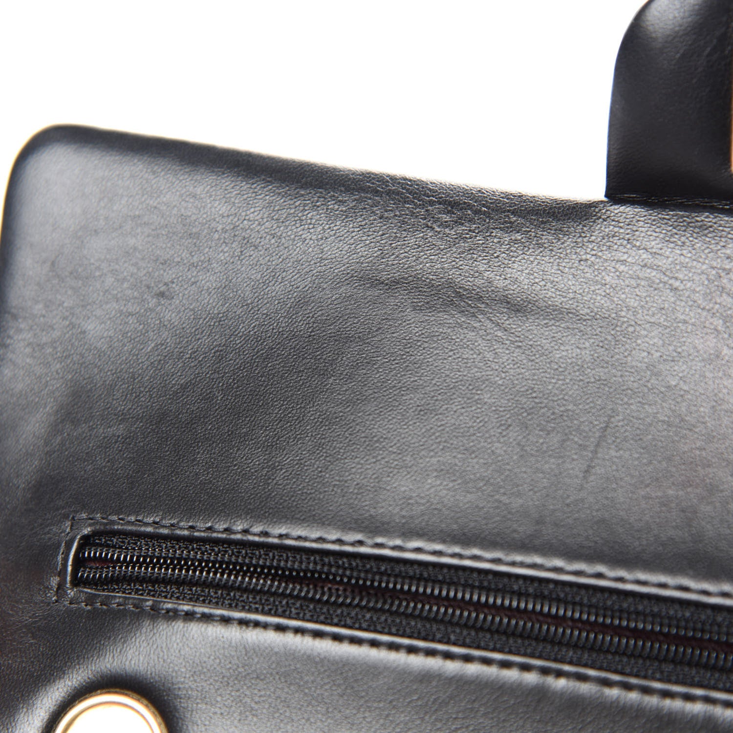 Chanel Lambskin Quilted Medium Double Flap Black 12 of 18