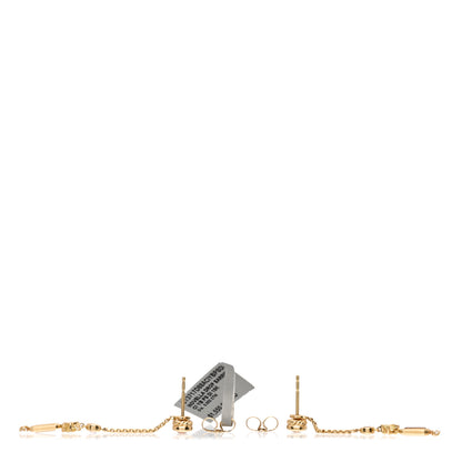David Yurman 18K Yellow Gold Diamond Citrine Yellow Beryl Pink Sapphire Novella Drop Earrings 3 of 3