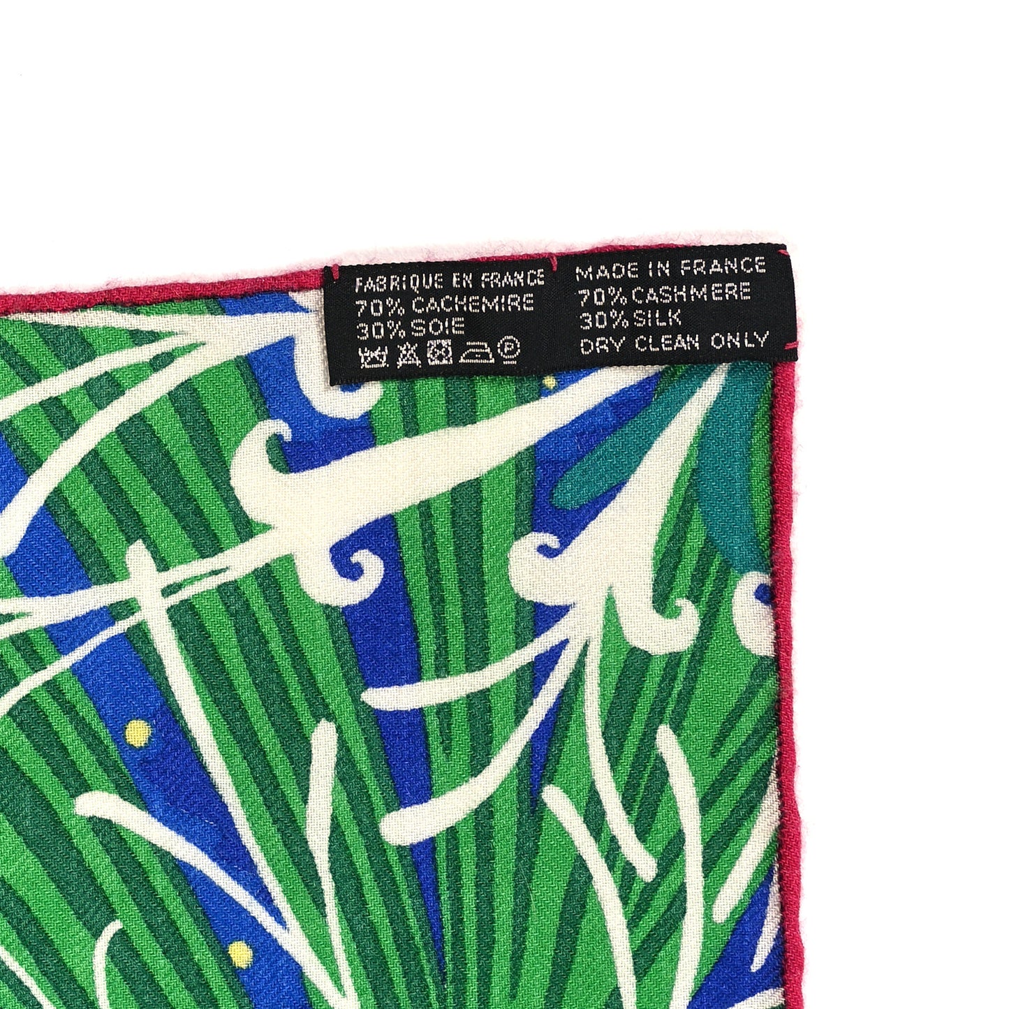 Cashmere Silk Tyger Tyger Shawl 140 Bleu Dur Vert Gris