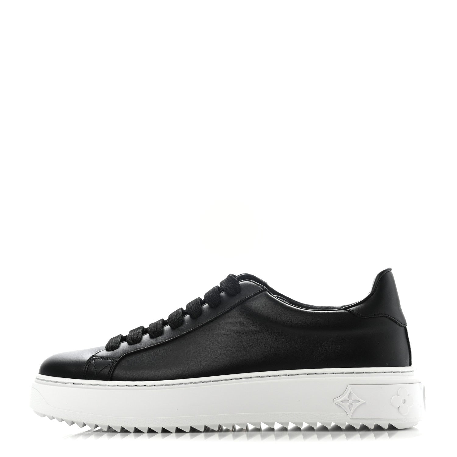 Louis Vuitton Calfskin Time Out Sneakers 39.5 Black 1 of 9