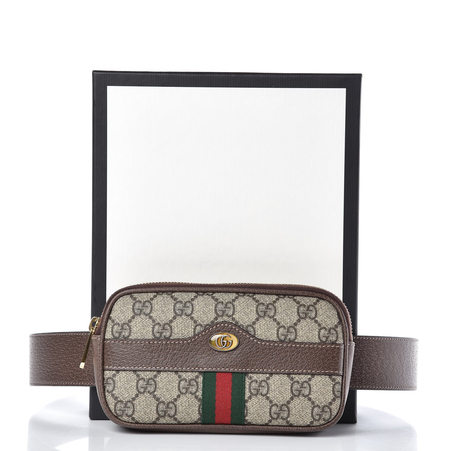 Gucci GG Supreme Monogram Ophidia Belted iPhone Case 85 34 Dark Brown 13 of 13