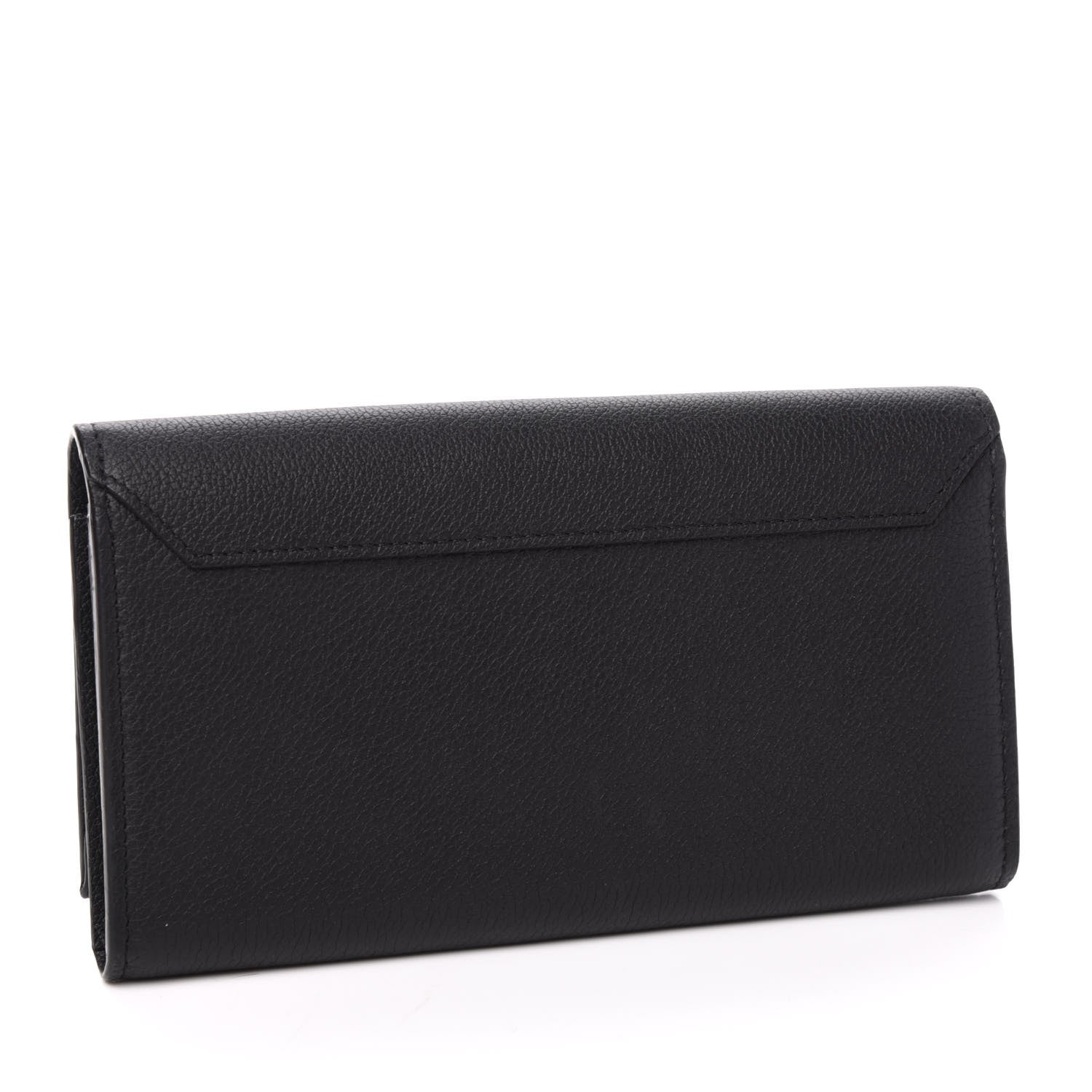 Louis Vuitton Calfskin Lockme II Wallet Black 3 of 10
