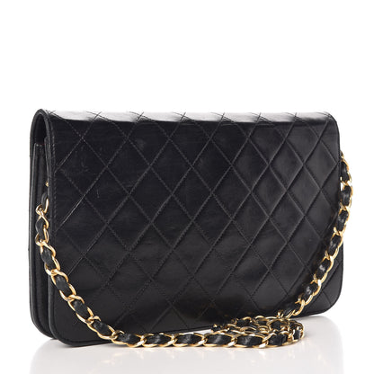 Chanel Lambskin Quilted Small Single Flap Black 3 of 12