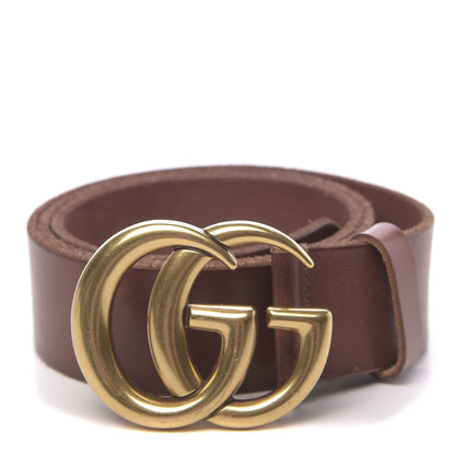 Gucci Faded Calfskin Double G 40mm Belt 90 36 Cuir 1 of 5