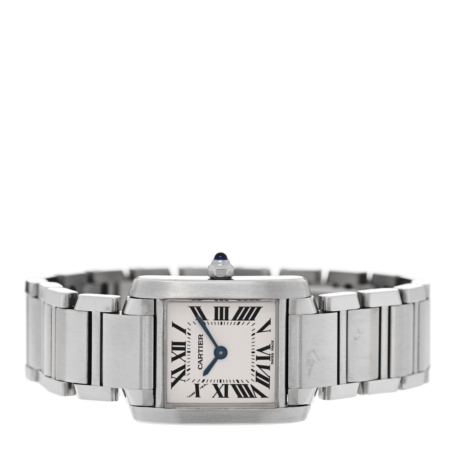 Cartier Stainless Steel 20mm Tank Francaise Quartz Watch 2 of 4