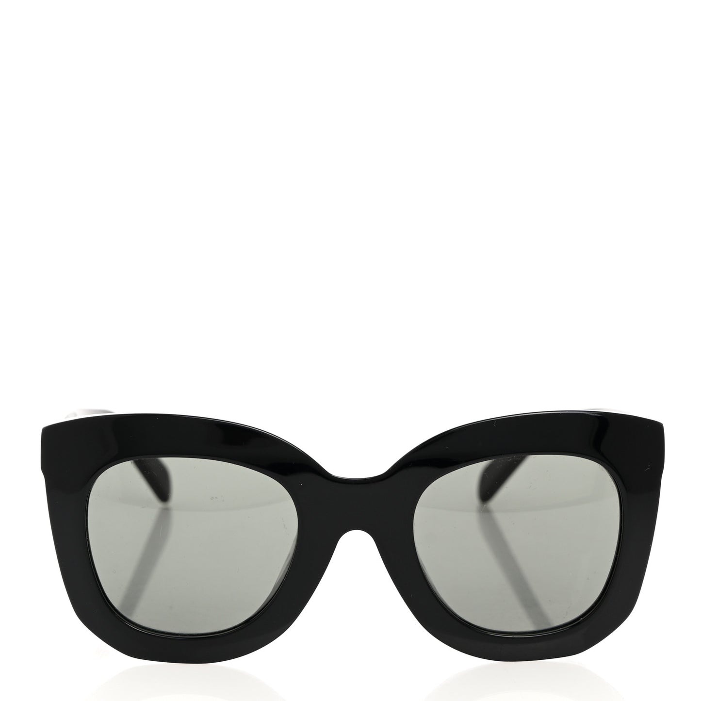 Oversized Round Sunglasses CL4005FN Black