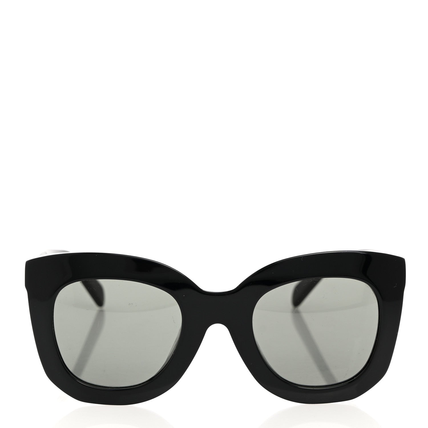 Celine Oversized Round Sunglasses CL4005FN Black 2 of 7